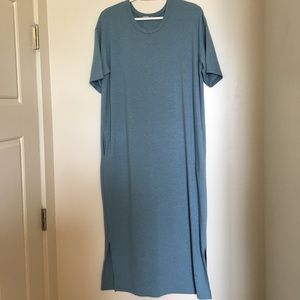 Cherish calf length blue surfer dress